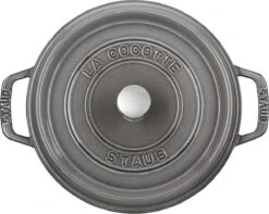 Staub Cocotte - Rond - 24 Cm - Grafietgrijs -Pot Verkoopwinkel 1200x958 3