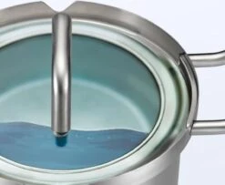 BK-Q-Linair Master Glas Kookpan 18 Cm - RVS - Glazen Deksel - Veilig Afgietsysteem - Inductie -Pot Verkoopwinkel 1200x987