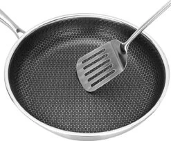 Honingraat Heavy Duty Anti-aanbak Koekenpan - Steelpan - Wok - Met Deksel 30 Cm - Gas - Elektrisch - Inductie - Oven -Pot Verkoopwinkel 1200x991