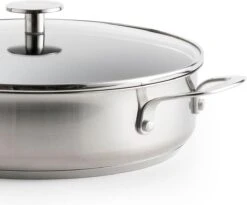 KitchenAid Stainless Steel Hapjespan Met Glazen Deksel ø28cm - RVS - Inductie - Anti-aanbak -Pot Verkoopwinkel 1200x995 5