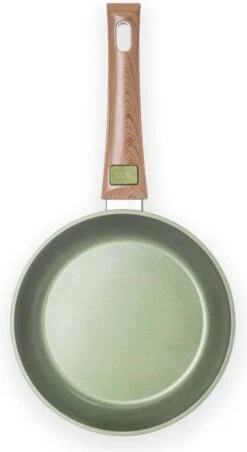 Just Vegan Koekenpan ECO Met Afneembaar Handvat 20 Cm Aluminium Groen -Pot Verkoopwinkel 656x1200