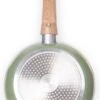 Just Vegan Koekenpan ECO Met Afneembaar Handvat 20 Cm Aluminium Groen -Pot Verkoopwinkel 668x1200