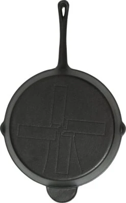 The Windmill Koekenpan Skillet Extra - 31,5 Cm - Gietijzer Zwart -Pot Verkoopwinkel 749x1200