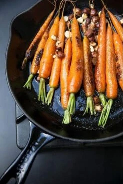 Le Creuset - Gietijzeren Ronde Skillet In Mat Zwart 23cm -Pot Verkoopwinkel 801x1200 7