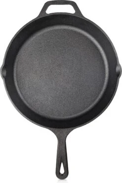 Navaris Gietijzeren Koekenpan - Braadpan Van Gietijzer - Ronde Skillet - Geschikt Voor Alle Warmtebronnen - Ø 30 Cm - Ovenbestendig Tot 260 Graden -Pot Verkoopwinkel 802x1200 1