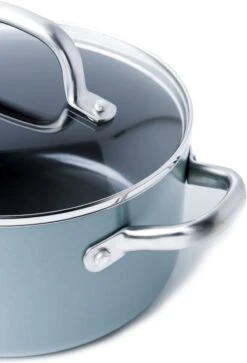 GreenPan Mayflower Pannenset - 5-delig + 5 Accessoires - Lichtblauw - Inductie - PFAS-vrij -Pot Verkoopwinkel 817x1200