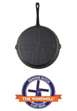 The Windmill Koekenpan Skillet Extra - 31,5 Cm - Gietijzer Zwart -Pot Verkoopwinkel 832x1200