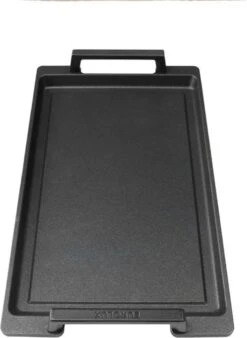 Eurolux Teppanyaki Plaat Met Grepen - 41 X 24 X 2.5 Cm - Zwart - Aluminium - Geschikt Voor Alle Warmtebronnen -Pot Verkoopwinkel 878x1200