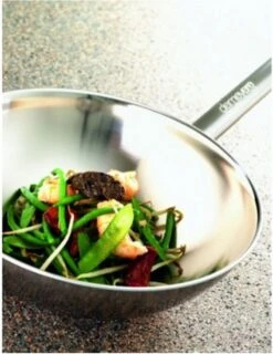 Demeyere Wok - Ø 30 Cm - Vlakke Bodem -Pot Verkoopwinkel 925x1200