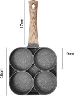 Anti-aanbak Pancake Pan | American Pancake Pan | Omelet Pan | Geschikt Voor Inductie & Alle Warmtebronnen | Eierpan | Omeletmaker | Pancake Maker | Mini Pannenkoekenpan -Pot Verkoopwinkel 927x1200